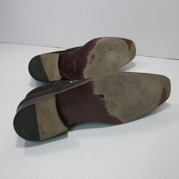 Tod's 8.5 Suede Leather Chukka Boots Comfort Dress Footwear Shoes Men's 9.5 - Picture 4 of 7